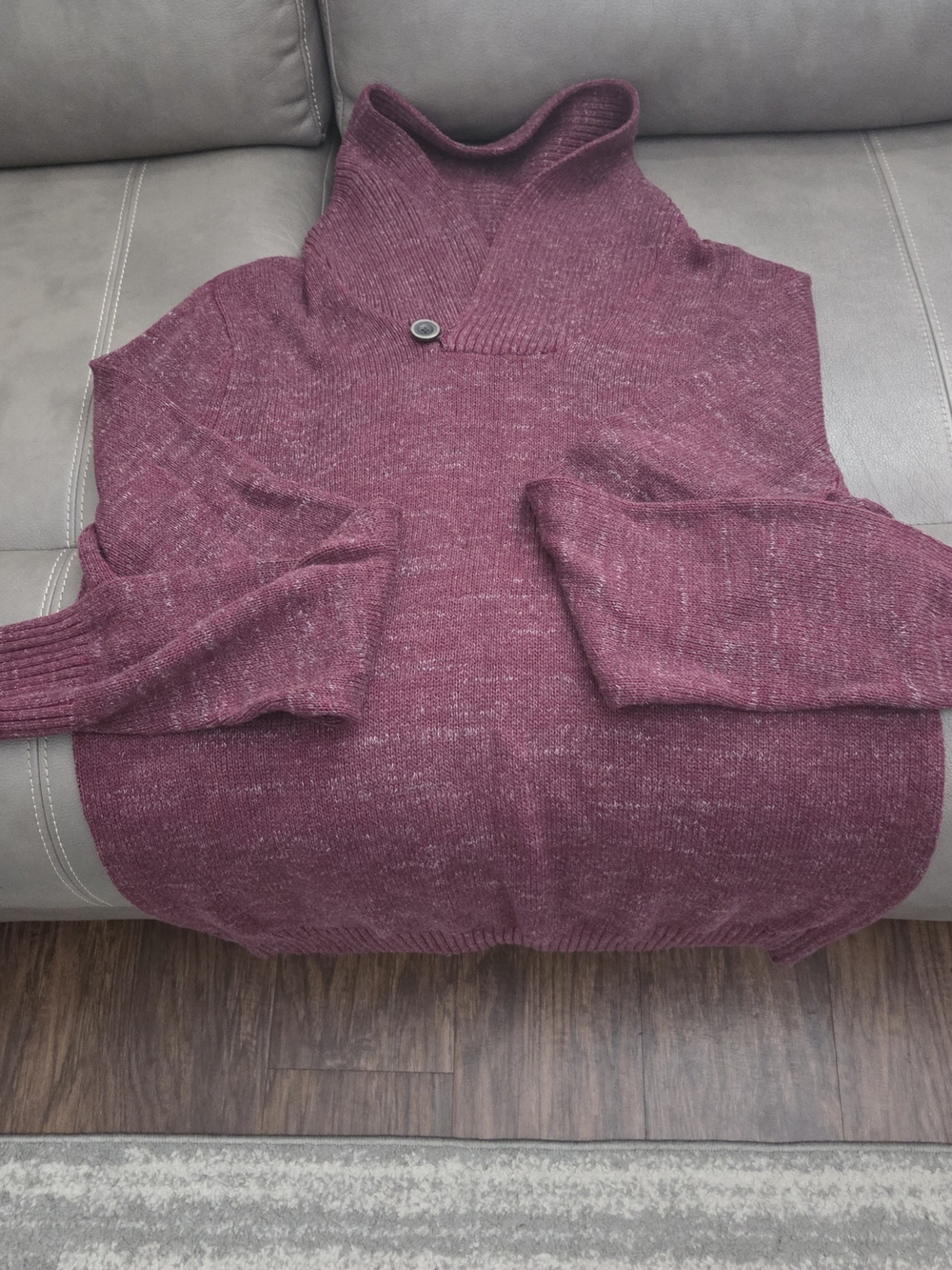 URBAN PIPELINE Marled Plum Cowl Neck Sweater